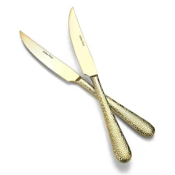 Arthur Price Champagne Avalon Stainless Steel Steak Knives - Set of 6