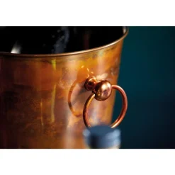 Barcraft Champagne Ice Bucket - Iridescent Copper
