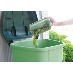 Brabantia SinkSide 1.8 Litre Food Waste Caddy -  Jade Green