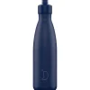 Chilly's 500ml Sports Reusable Water Bottle - Matte Blue