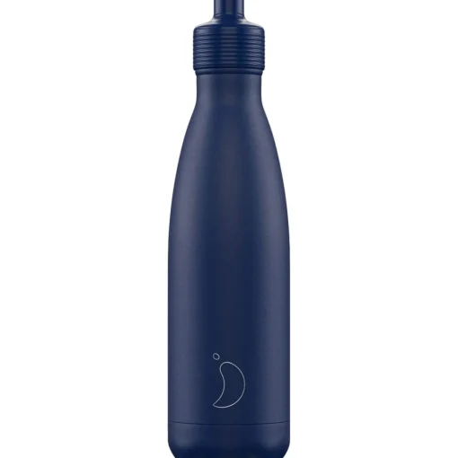 Chilly's 500ml Sports Reusable Water Bottle - Matte Blue
