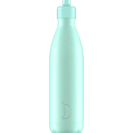 Chilly's 750ml Sports Reusable Water Bottle - Pastel Green