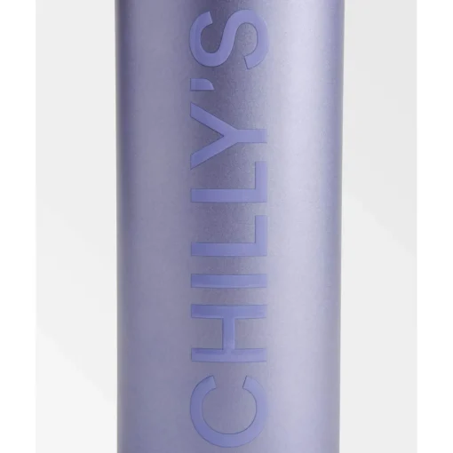 Chilly's Series 2 1-Litre Flip Reusable Water Bottle - Matte Metallic Lavender