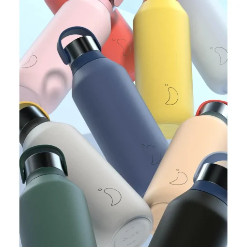 Chilly's Series 2 350ml Reusable Water Bottle - Peach Orange