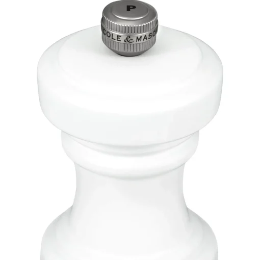 Cole & Mason Hoxton 10.4cm Beech Wood Pepper Mill - White