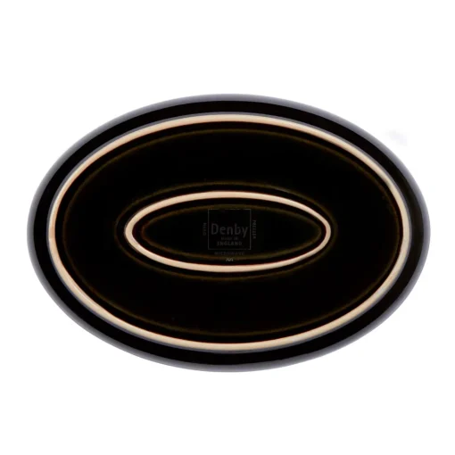 Denby Stoneware 27cm Medium Oval Tray - Halo