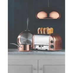 Dualit Classic Vario AWS 47450 4 Slice Toaster - Copper & Chrome