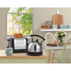 Dualit Lite 26205 2 Slice Toaster - Black & Chrome