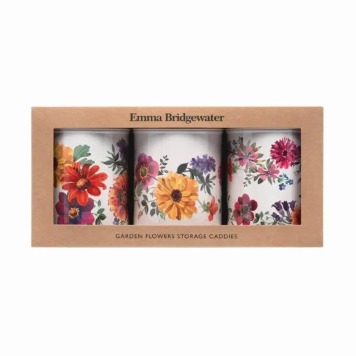 Emma Bridgewater Set of 3 Round Caddies - Garden Flowers