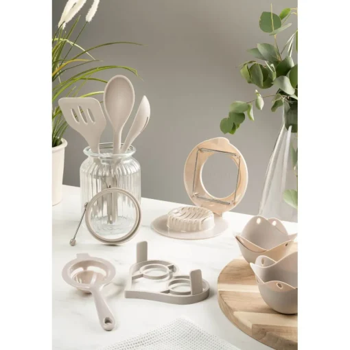 Fusion Twist Silicone Solid Spoon - Grey