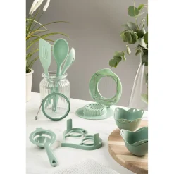 Fusion Twist Silicone Solid Spoon - Mint