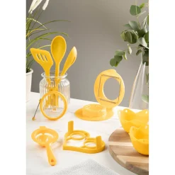 Fusion Twist Silicone Solid Spoon - Yellow