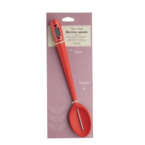 Home Made Silicone Thermo Spoon - Red
