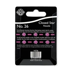 Jem No 26 Icing Nozzle - Closed Star