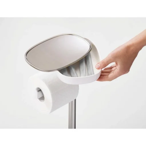 Joseph Joseph EasyStore Plus Standing Toilet Paper Holder - Steel