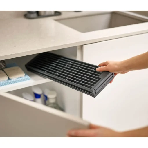 Joseph Joseph Platform Folding Over Sink Drainer - Grey