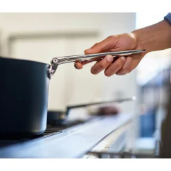 Joseph Joseph Space Folding Handle 4-Piece Saucepan & Frying Pan Set - Midnight Blue
