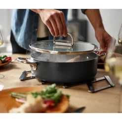 Joseph Joseph Space 6-Piece Non-Stick Folding Handle Cookware Set - Midnight Blue