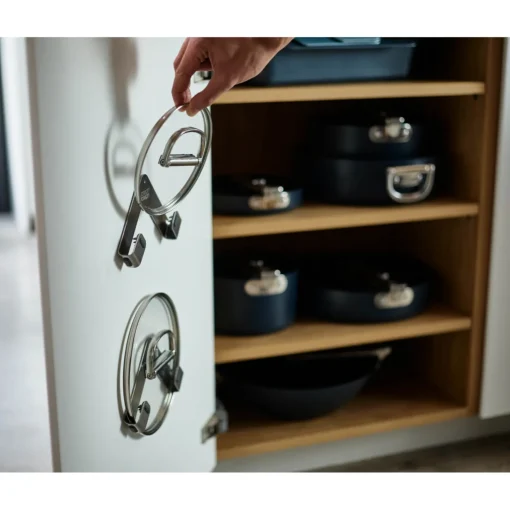 Joseph Joseph Space Stainless Steel Pan Lid Holders - Pack of 2