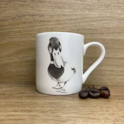 Katherine Sheard Fine China Espresso Mug - Duke Duck