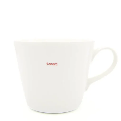 Keith Brymer Jones Word Range Bucket Mug - Twat