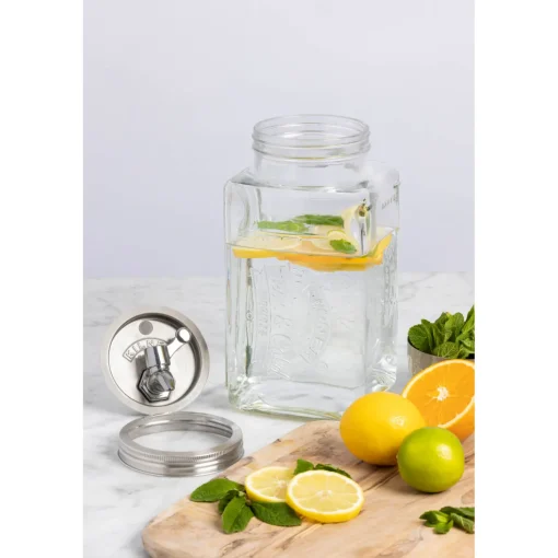 Kilner Glass Fridge Drinks Dispenser - 3 Litre
