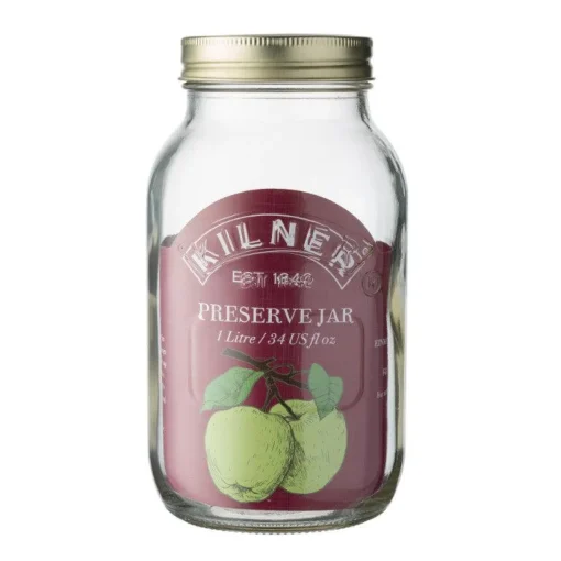 Kilner Glass Preserve Jar - 1 Litre