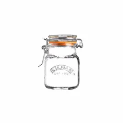 Kilner Glass Square Clip Top Spice Jar - 70ml