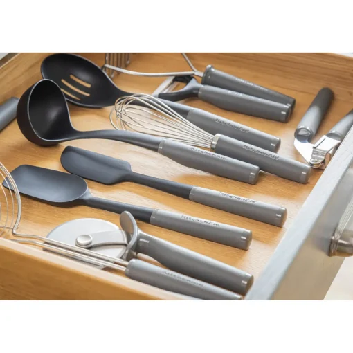 KitchenAid Soft Grip Spoon Spatula - Charcoal Grey