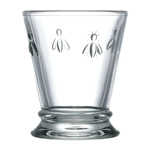 La Rochere Bee Embossed Clear Goblet Tumbler Glass - 270ml