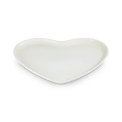 Le Creuset 32cm Heart Stoneware Serving Platter - Meringue