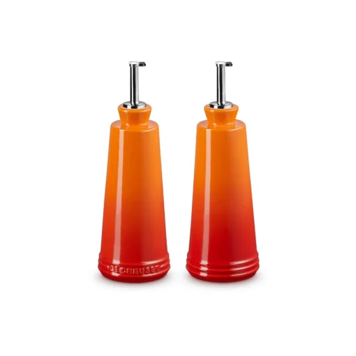 Le Creuset 300ml Stoneware Oil & Vinegar Set - Volcanic