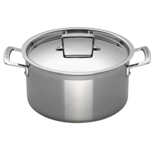Le Creuset 3-Ply Stainless Steel Deep Casserole - 24cm