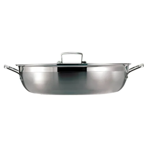 Le Creuset 3-Ply Stainless Steel Shallow Casserole - 30cm