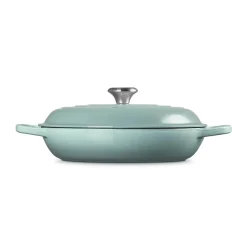 Le Creuset Signature Cast Iron 30cm Shallow Casserole - Sea Salt