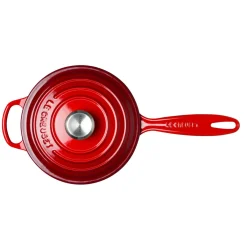 Le Creuset Signature Cast Iron 18cm Saucepan - Cerise