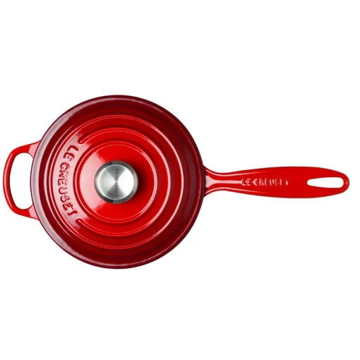 Le Creuset Signature Cast Iron 18cm Saucepan - Cerise