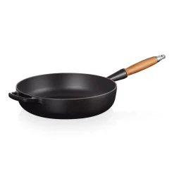 Le Creuset Signature Cast Iron 28cm Saute Pan - Satin Black