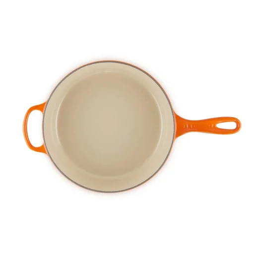 Le Creuset Signature Cast Iron 26cm Cassadou with Handle - Volcanic