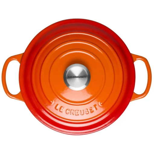 Le Creuset Signature Cast Iron 26cm Round Casserole - Volcanic