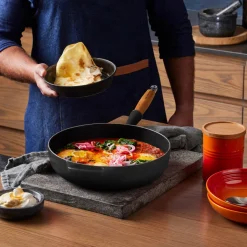 Le Creuset Signature Cast Iron 28cm Saute Pan - Satin Black