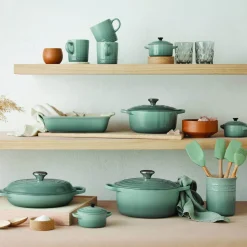 Le Creuset Signature Cast Iron 30cm Shallow Casserole - Sea Salt