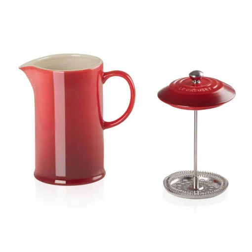 Le Creuset Stoneware Cafetiere - Cerise