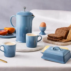 Le Creuset Stoneware Cafetiere - Chambray