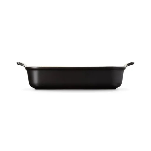 Le Creuset Stoneware Heritage 32cm Rectangular Dish - Matte Black