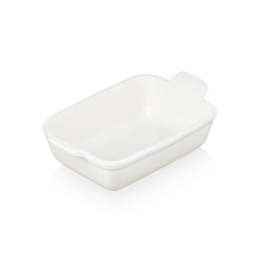 Le Creuset Stoneware Heritage 19cm Rectangular Deep Dish - Meringue