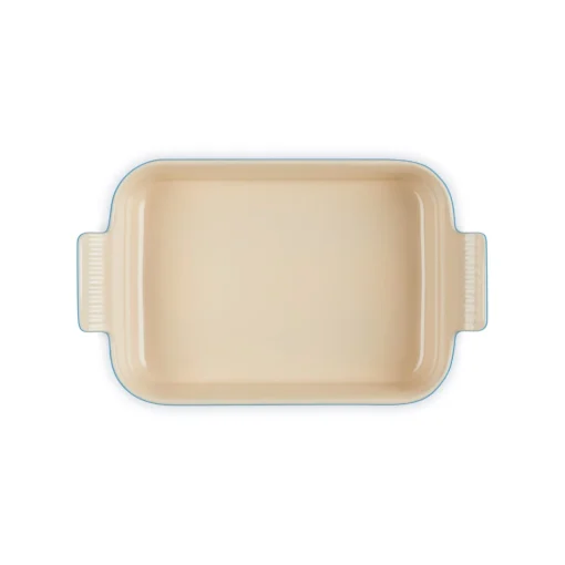 Le Creuset Stoneware Heritage 26cm Rectangular Deep  Dish - Azure