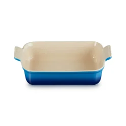 Le Creuset Stoneware Heritage 26cm Rectangular Deep  Dish - Azure