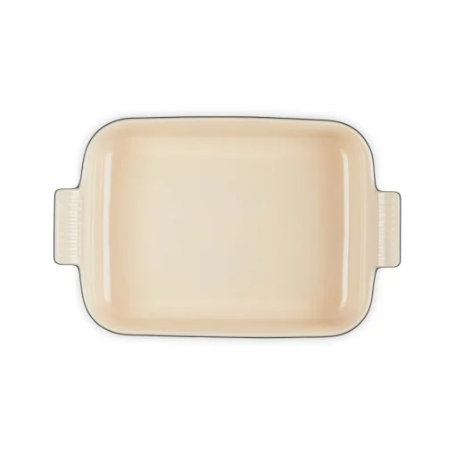 Le Creuset Stoneware Heritage 32cm Rectangular Dish - Matte Black