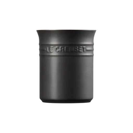 Le Creuset Stoneware Small Utensil Jar - Satin Black